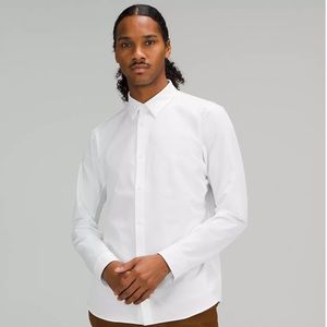 Brand New Venture White Slim-Fit Long Sleeve Shirt